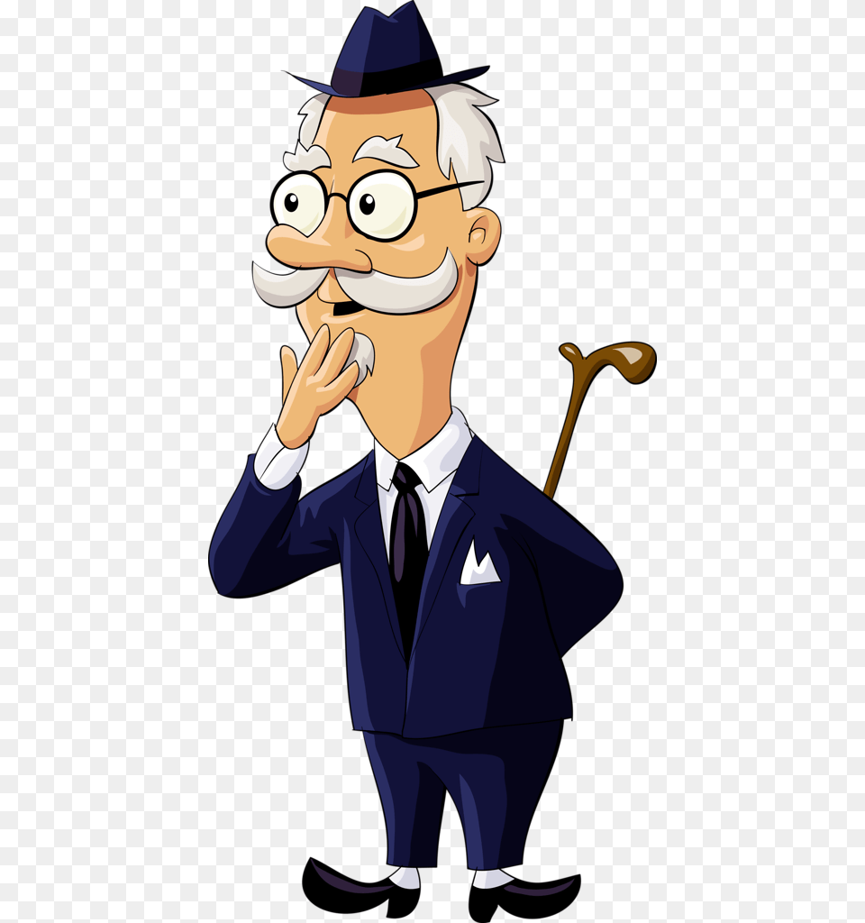 Vov Amp Vov Vo E Vo Illustration Photo Cartoon Pics Cartoon Old Man In A Suit, Adult, Male, Person, Accessories Png Image