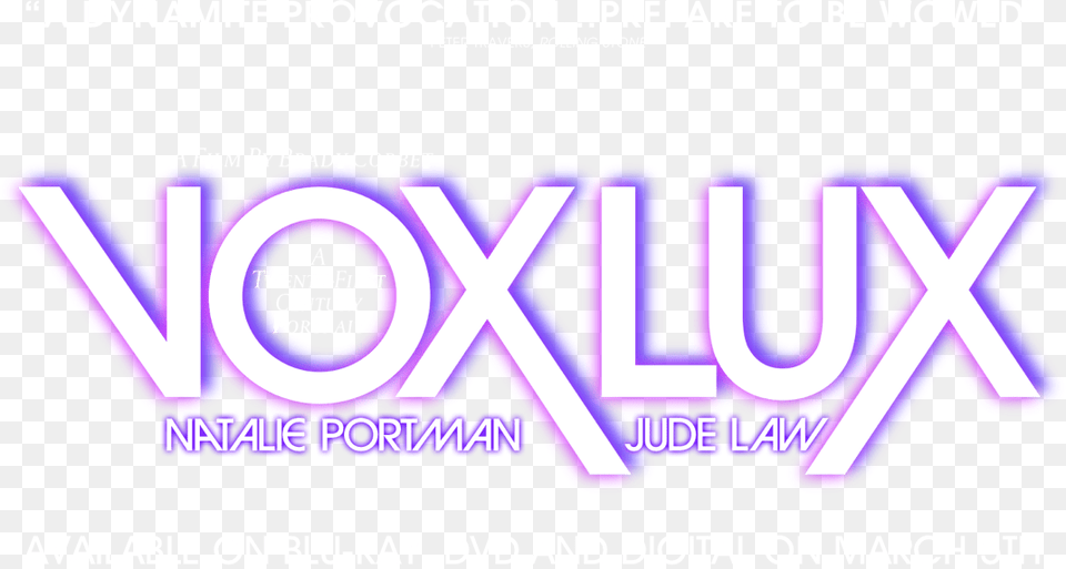 Vox Lux Dany Sport, Advertisement, Poster, Purple, Dynamite Free Transparent Png