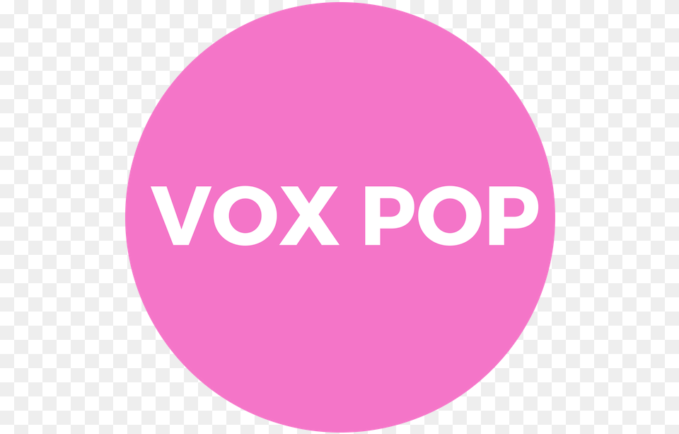 Vox Pop Branding Logo Circle, Disk, Purple Free Png Download