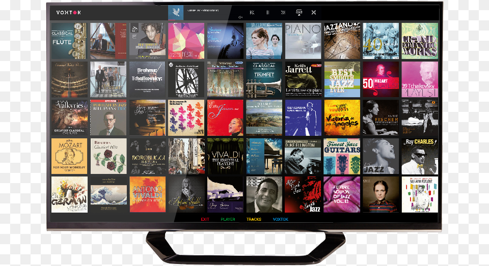 Voxtok Brings Music Avenue To Technicolor Stbs With Smartphone, Tv, Computer Hardware, Electronics, Screen Png