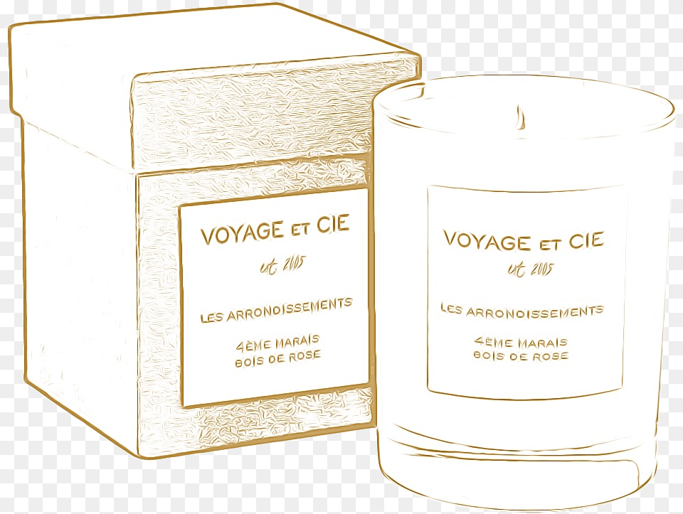 Voyage Et Cie Cylinder, Candle, Bottle Free Png