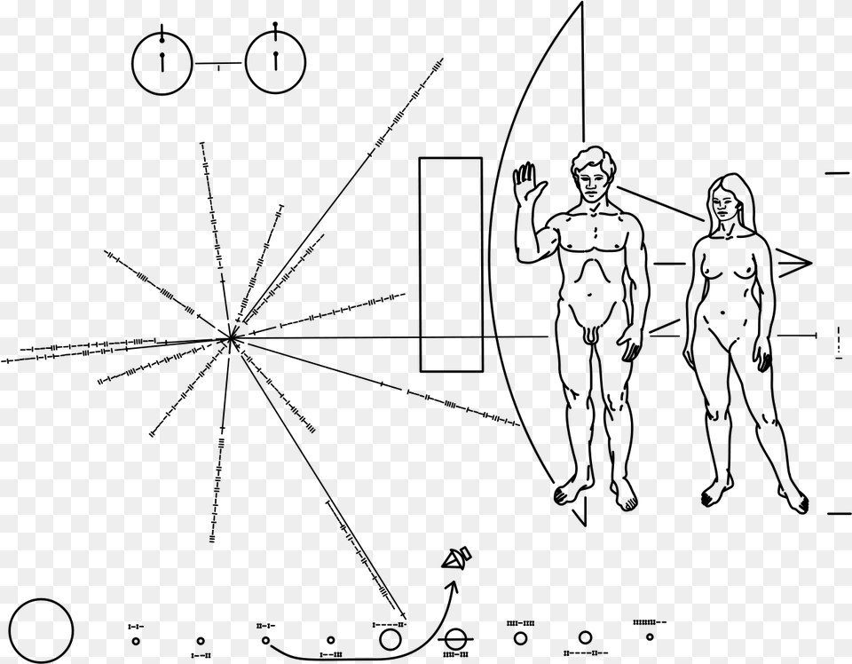 Voyager Solar System Diagram, Gray Free Transparent Png