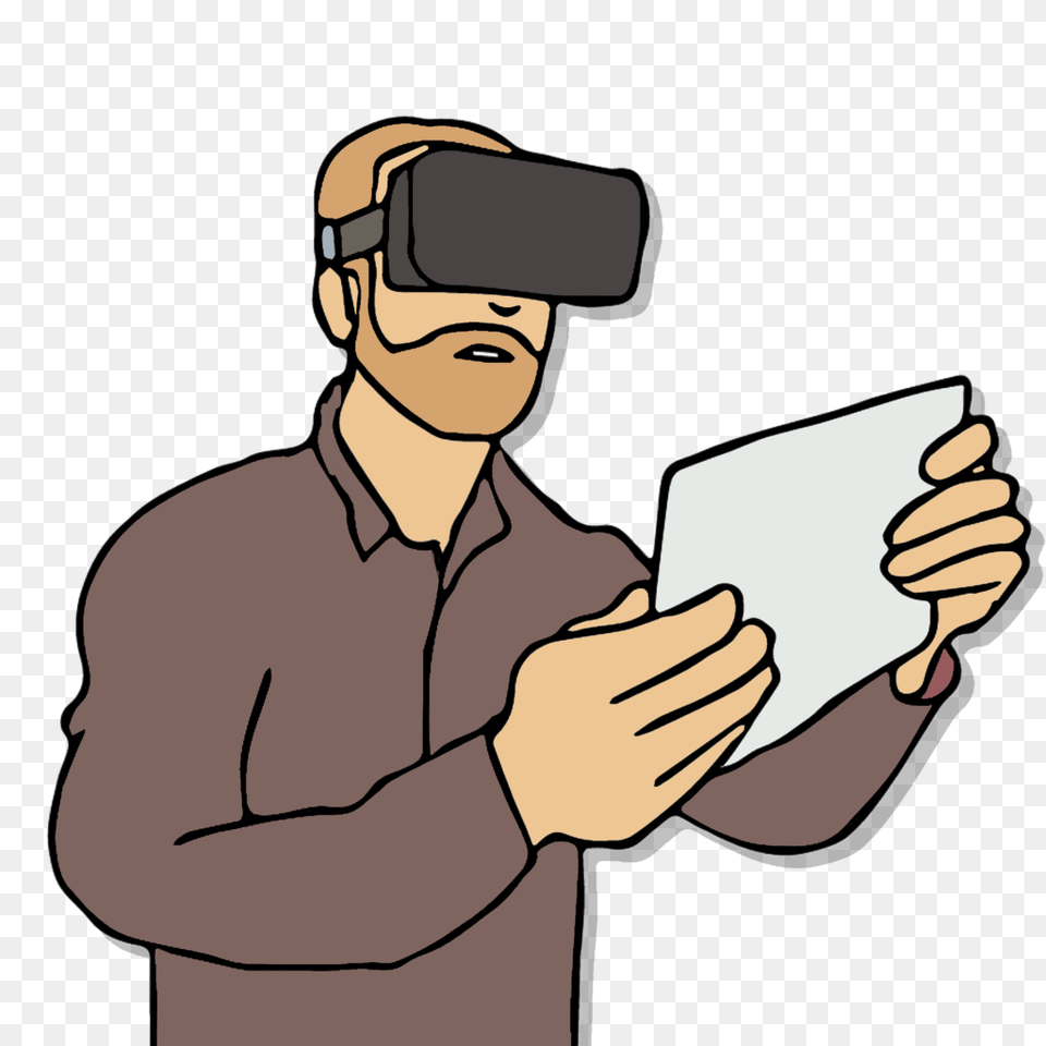 Vr For Research Tips And Tricks For Using Virtual Reality, Reading, Photography, Person, Man Png Image
