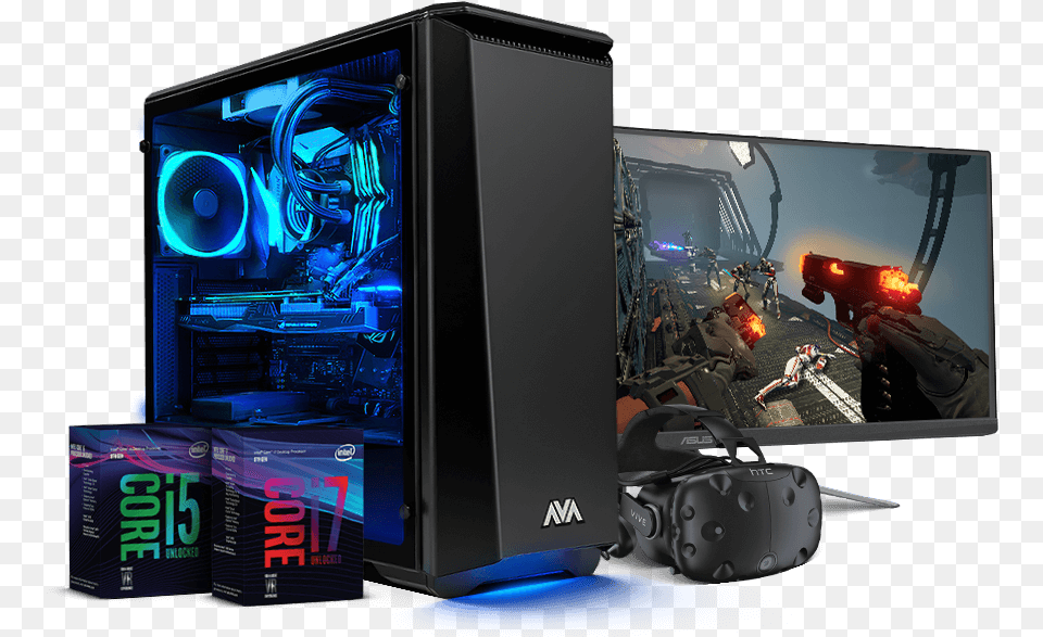 Vr Gaming Pc Pccg Necromancer 1080 Gaming System, Computer Hardware, Electronics, Hardware, Computer Free Transparent Png