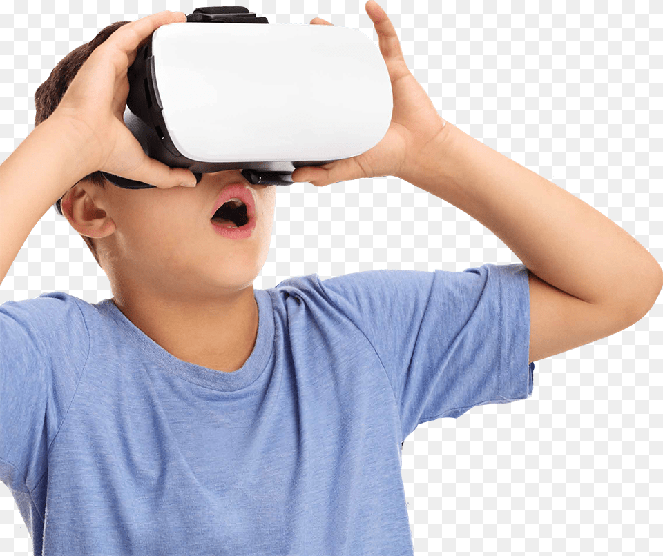 Vr Kids, Face, Head, Person, Vr Headset Free Png