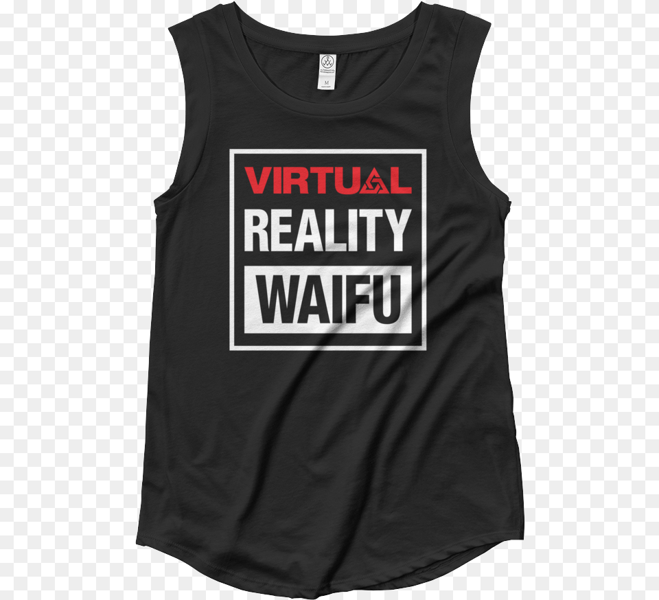 Vr Waifu Women S Cap Sleeve T Shirt Active Tank, Clothing, Tank Top, Person Free Transparent Png