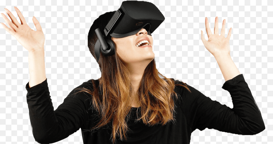 Vr Woman 1 People In Vr Headsets, Hat, Clothing, Person, Photography Free Png