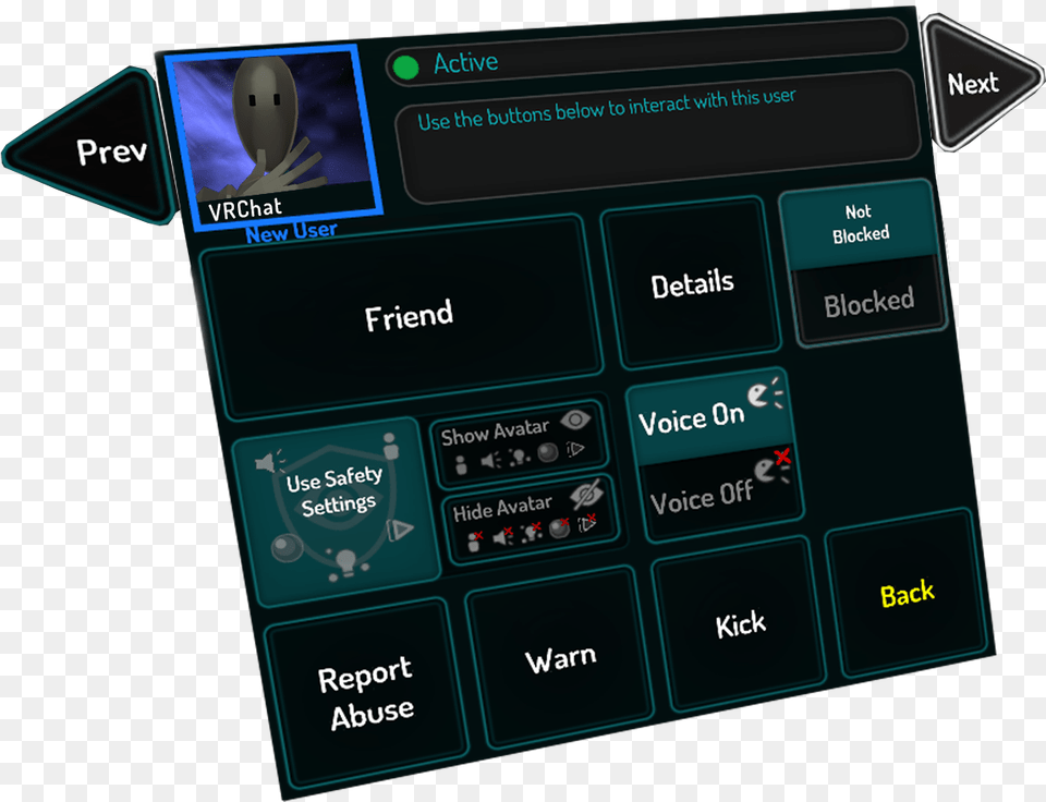 Vrchat Safety And Trust System Vrchat Nuisance Rank, Person, Scoreboard Free Png