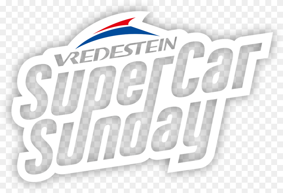 Vredestein Super Car Sunday Image Supercar Sunday Logo, Sticker, Text Free Png Download