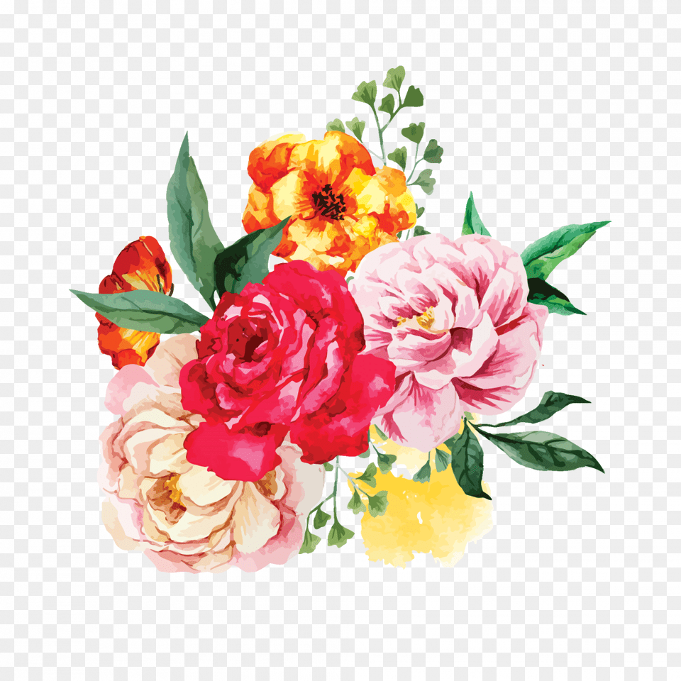 Vremennaya Tatu Cveti Akvarel Beautiful Bismillah In Arabic, Flower, Flower Arrangement, Flower Bouquet, Plant Free Png