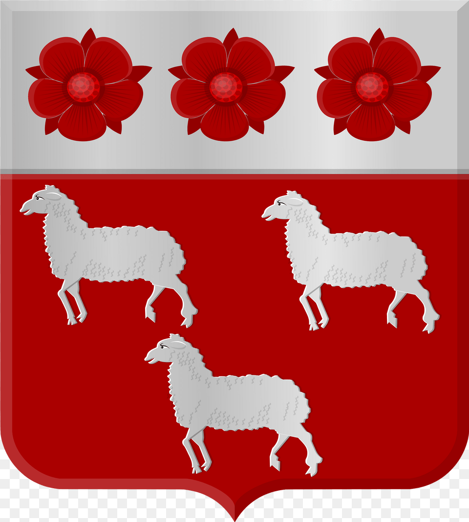 Vrijbergen Heerlijkheidswapen Clipart, Animal, Livestock, Mammal, Sheep Png