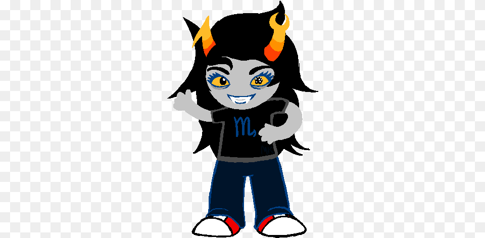 Vriska Homestuck Scorpio Homestuck, Baby, Person, Face, Head Free Png