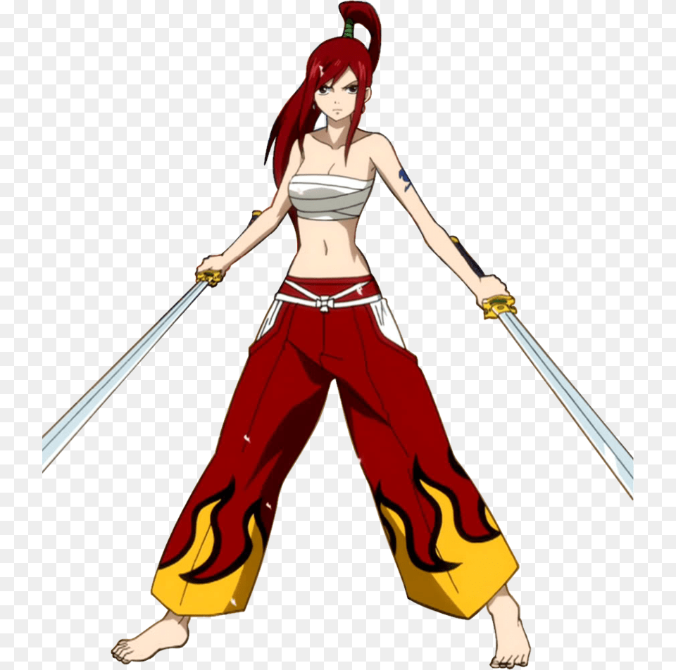 Vs Battles Wiki Fairy Tail Erza Full Body, Adult, Publication, Person, Woman Png