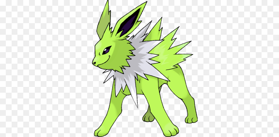 Vs Battles Wiki Pokemon Jolteon, Green, Baby, Person, Art Free Png Download