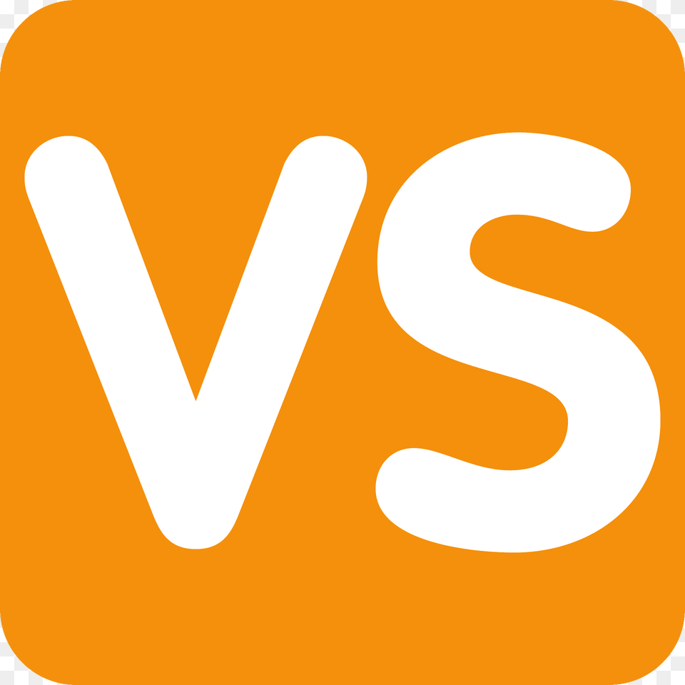 Vs Button Emoji Clipart, Logo, Text Free Transparent Png