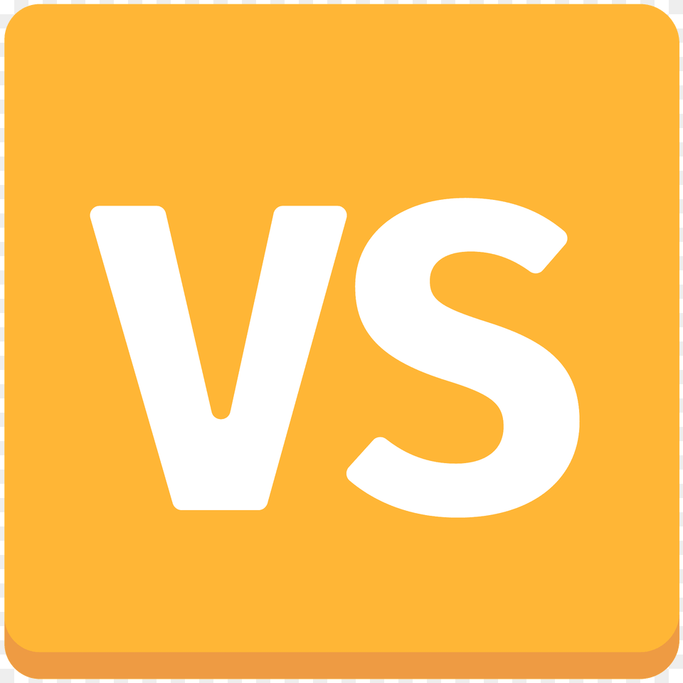 Vs Button Emoji Clipart, Logo, Text, Symbol Free Png