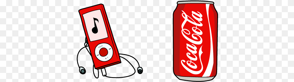 Vsco Girl Ipod And Coke Cursor U2013 Custom Browser Extension Stickers Aesthetic Coca Cola, Beverage, Soda, Can, Tin Free Png Download