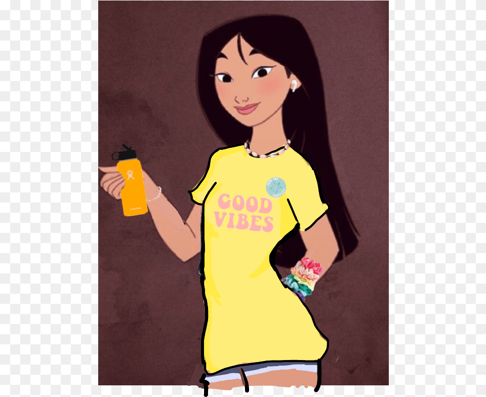 Vsco Mulan, T-shirt, Clothing, Adult, Person Png Image