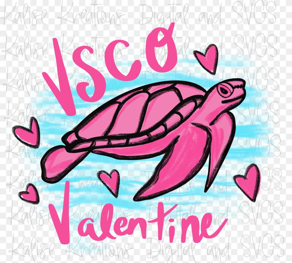 Vsco Valentine Clip Art, Animal, Reptile, Sea Life, Sea Turtle Free Png