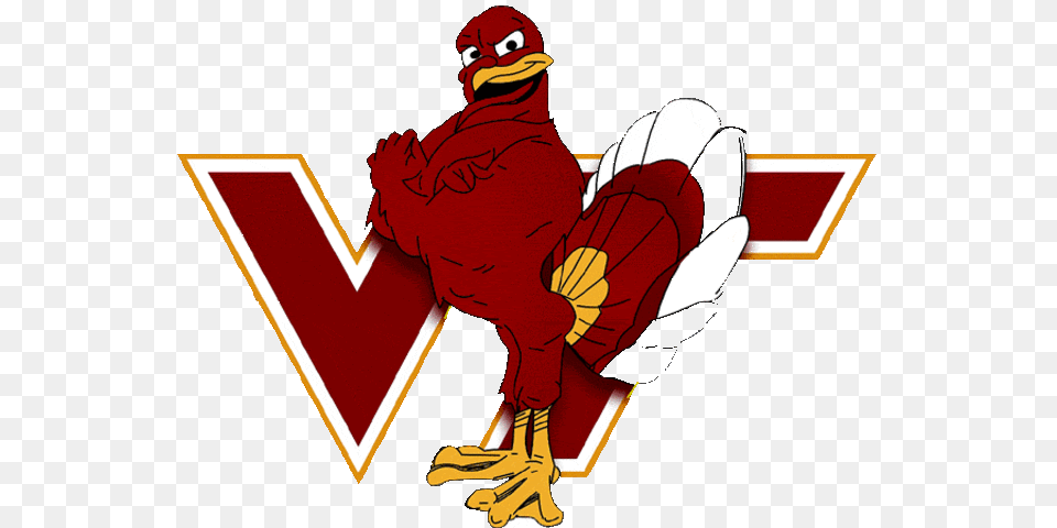 Vt Logo Sports A Sports Logo For Virginia Tech Virginia Tech Logo, Baby, Person, Animal, Bird Free Png Download