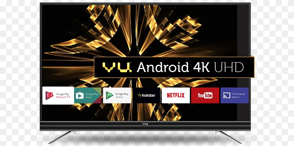 Vu 4k Uhd Android Tv, Computer Hardware, Electronics, Hardware, Monitor Png Image