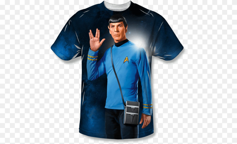 Vulcan Salute, Clothing, Shirt, T-shirt, Adult Free Transparent Png
