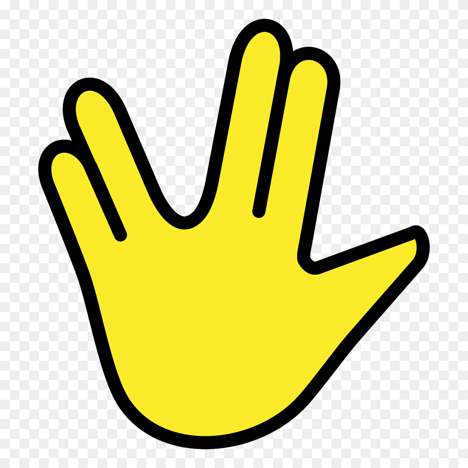 Vulcan Salute Emoji Clipart, Clothing, Glove, Dynamite, Weapon Free Png Download