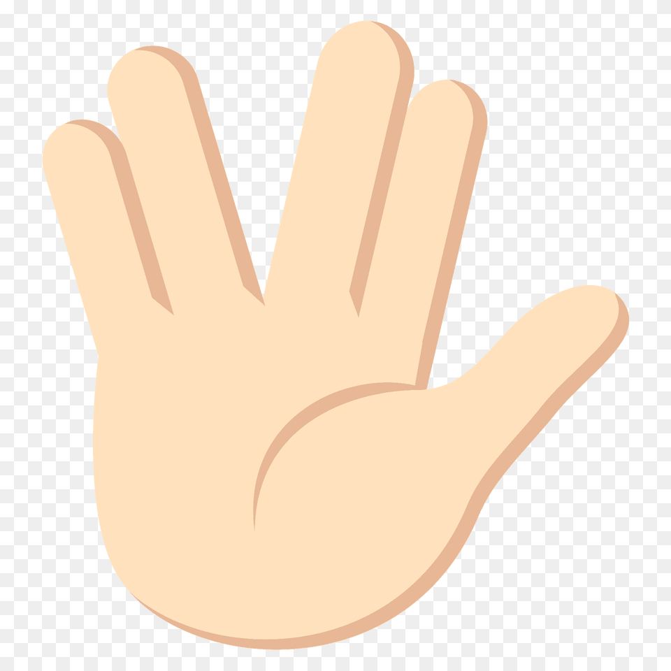 Vulcan Salute Emoji Clipart, Body Part, Clothing, Finger, Glove Png