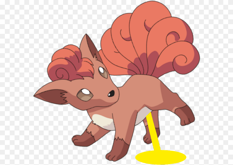 Vulpix Pee In The Ground Cartoon, Baby, Person Png