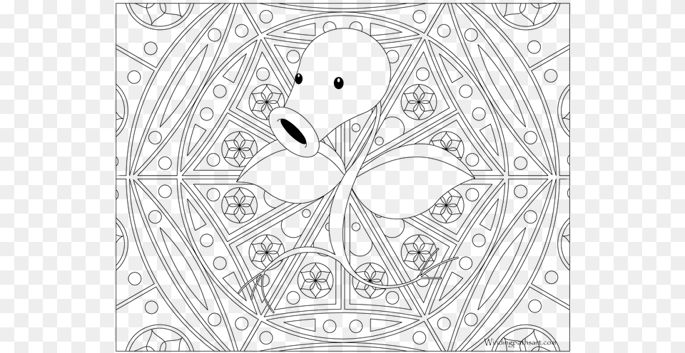 Vulpix Pokemon Coloring Pages, Gray Png