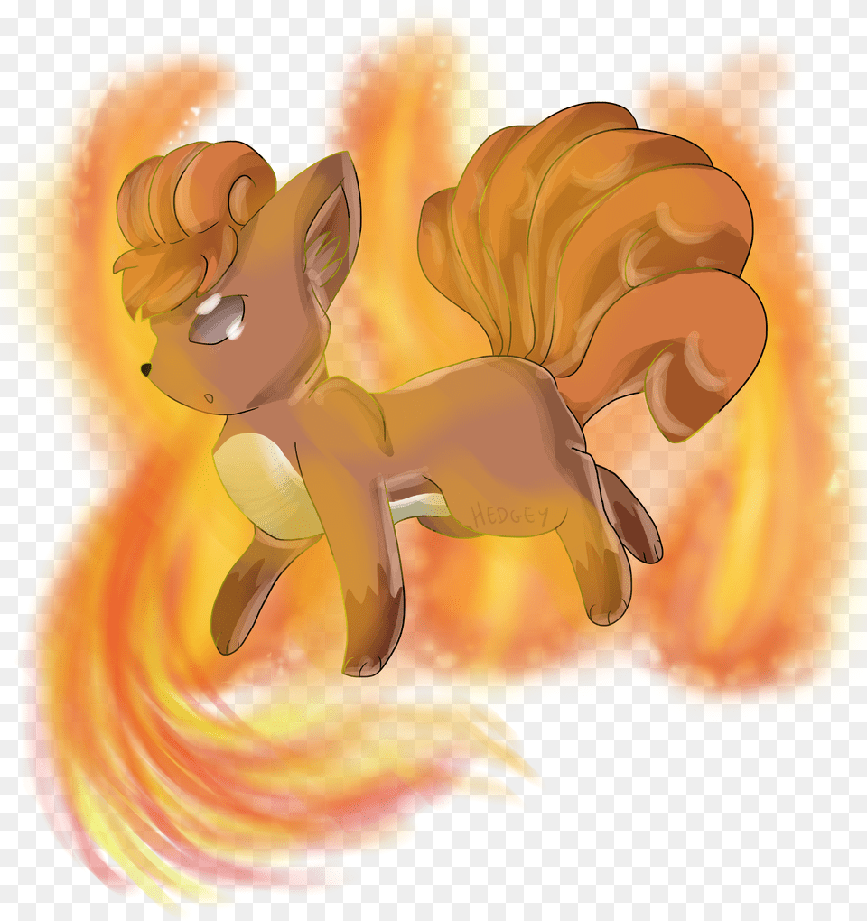 Vulpix Used Fire Blast And Png Image