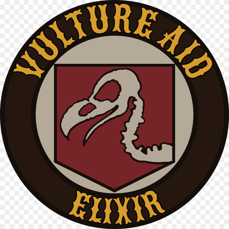 Vulture Aid Elixir, Logo, Emblem, Symbol, Disk Free Png