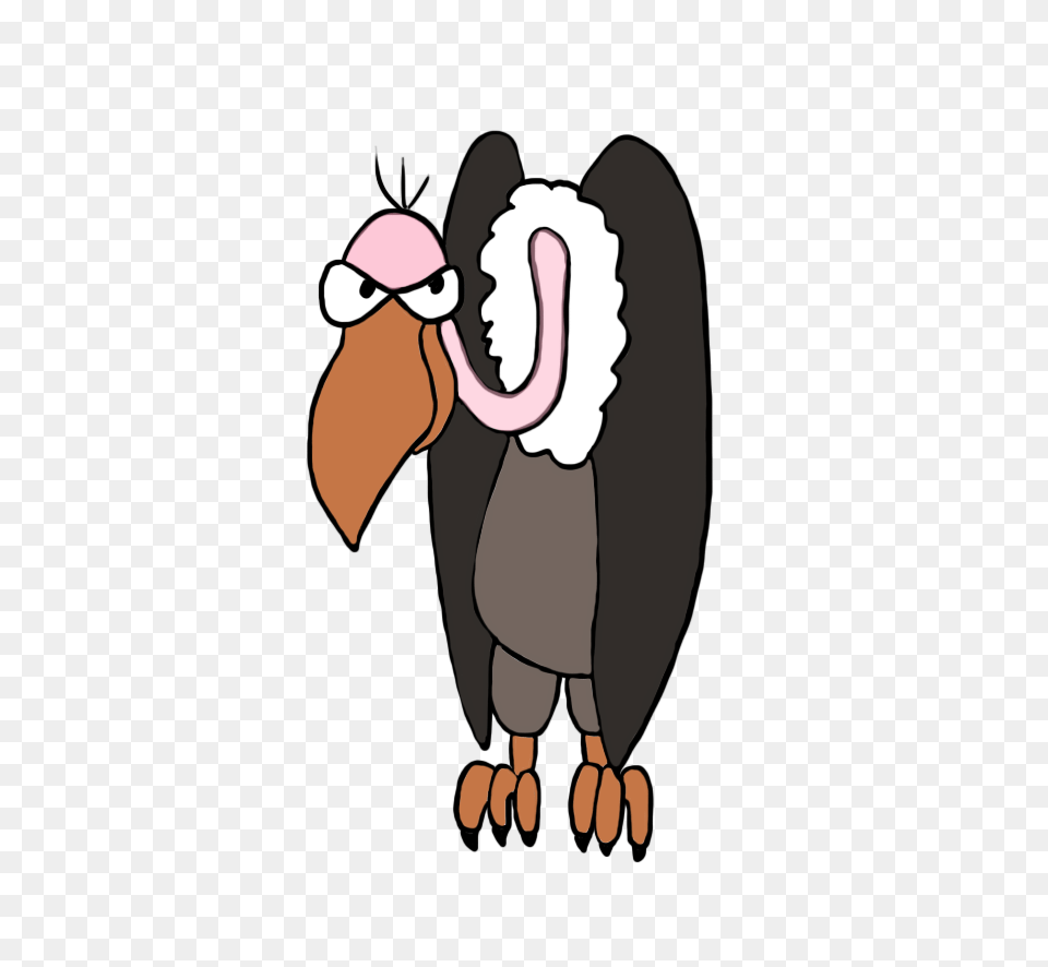 Vulture Drawing In Color Patterns Art, Animal, Bird, Person, Beak Png