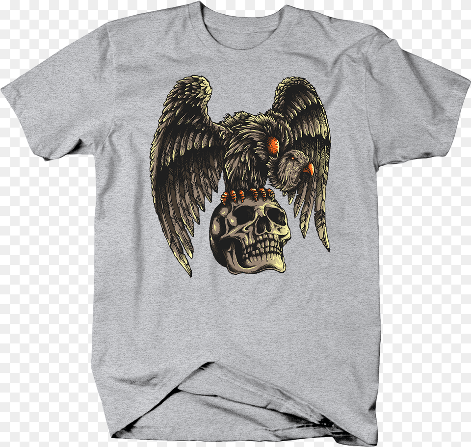 Vulture Perched Transparent, Clothing, T-shirt, Animal, Bird Png