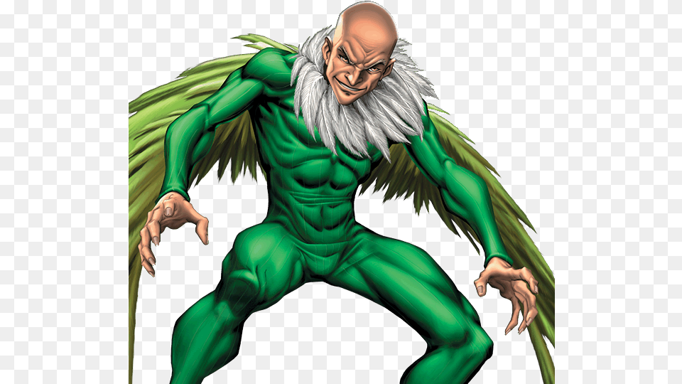 Vulture Vulture Spiderman Vulture Marvel Marvel Kids Vulture From Spiderman, Adult, Female, Person, Woman Free Png Download