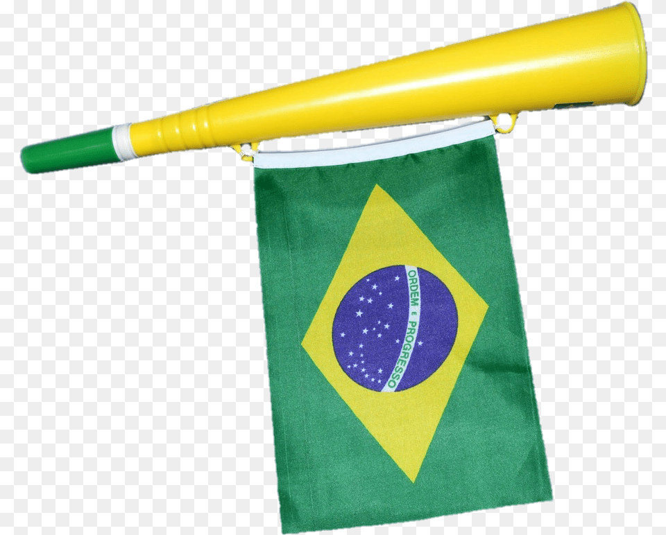 Vuvuzela Bandeira E Corneta Do Brasil, Baton, Stick, People, Person Free Png