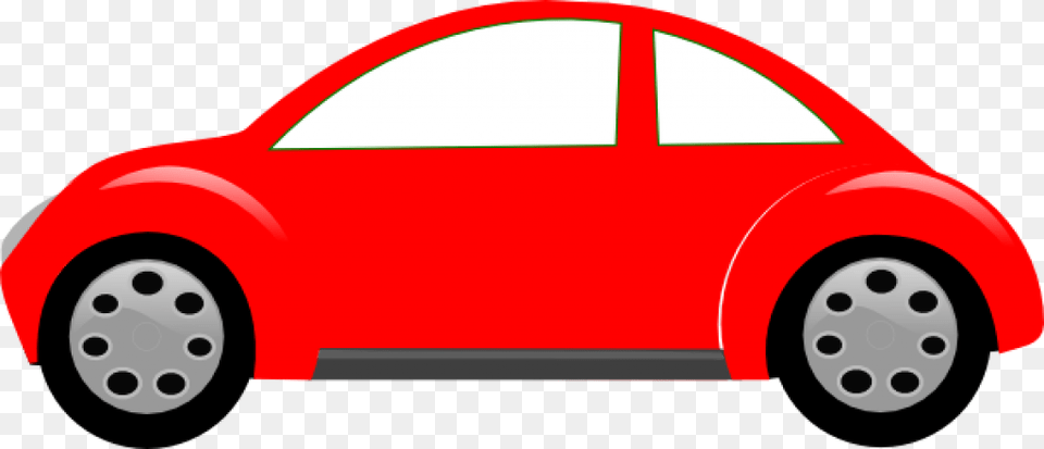 Vw Beetle Clipart At Getdrawings Clip Art Red Car, Alloy Wheel, Vehicle, Transportation, Tire Free Png Download