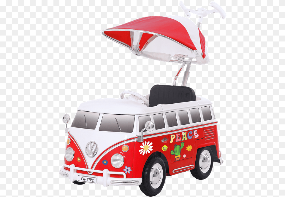 Vw Bus Push Car, Transportation, Vehicle, Caravan, Van Free Png