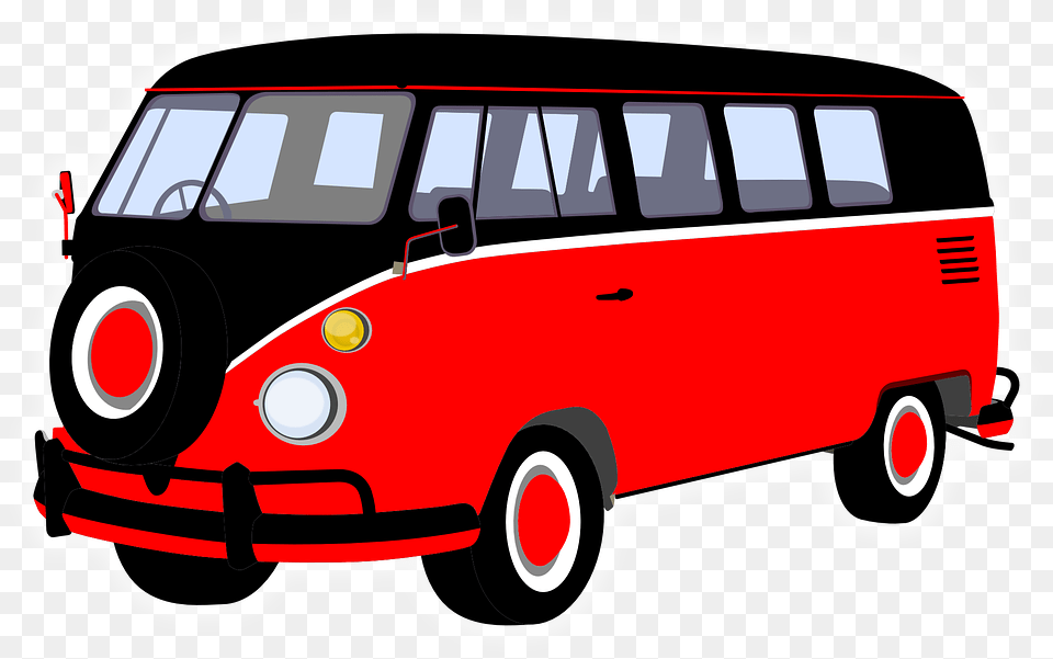 Vw Campervan Mini Bus Better With Age Printed T Shirt Van Clipart, Minibus, Transportation, Vehicle, Car Free Png