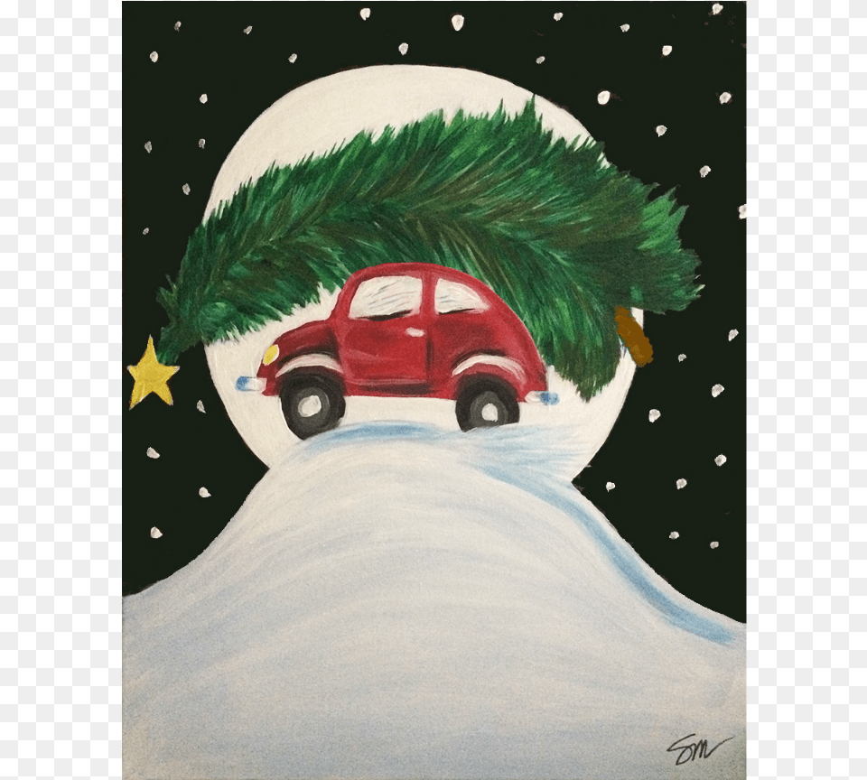 Vw Christmas Tree, Winter, Nature, Outdoors, Vehicle Free Transparent Png