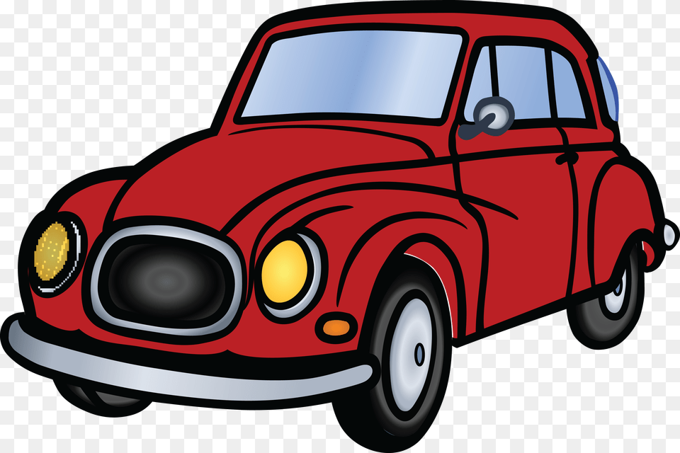 Vw Classic Car Clipart Download Car Coloured Pictures Of Car, Transportation, Vehicle Free Png