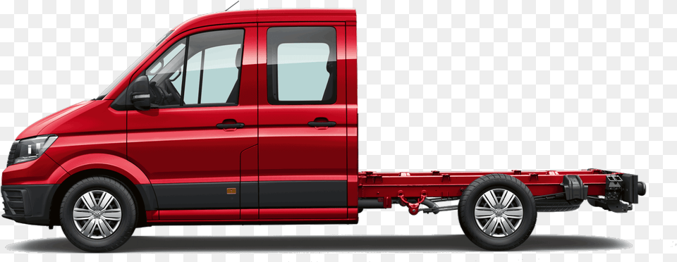 Vw Crafter Chassis Cab Clipart Download Vw Crafter Double Cab, Car, Vehicle, Pickup Truck, Truck Free Transparent Png
