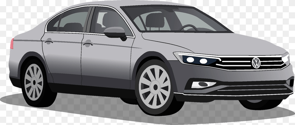 Vw Passat Clipart, Sedan, Car, Vehicle, Transportation Png Image