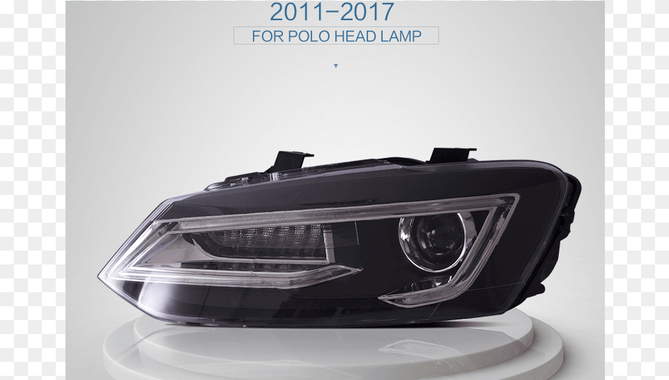 Vw Polo Custom Headlights Volkswagen Polo, Headlight, Transportation, Vehicle, Car Png