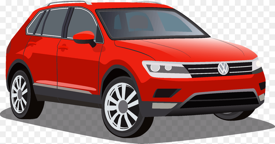 Vw Tiguan Clipart, Car, Suv, Transportation, Vehicle Free Png