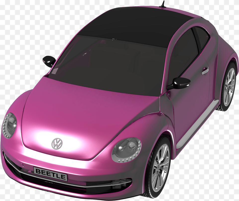 Vw Volkswagen Beetle Perspective View Car Perspective, Sedan, Vehicle, Coupe, Machine Png