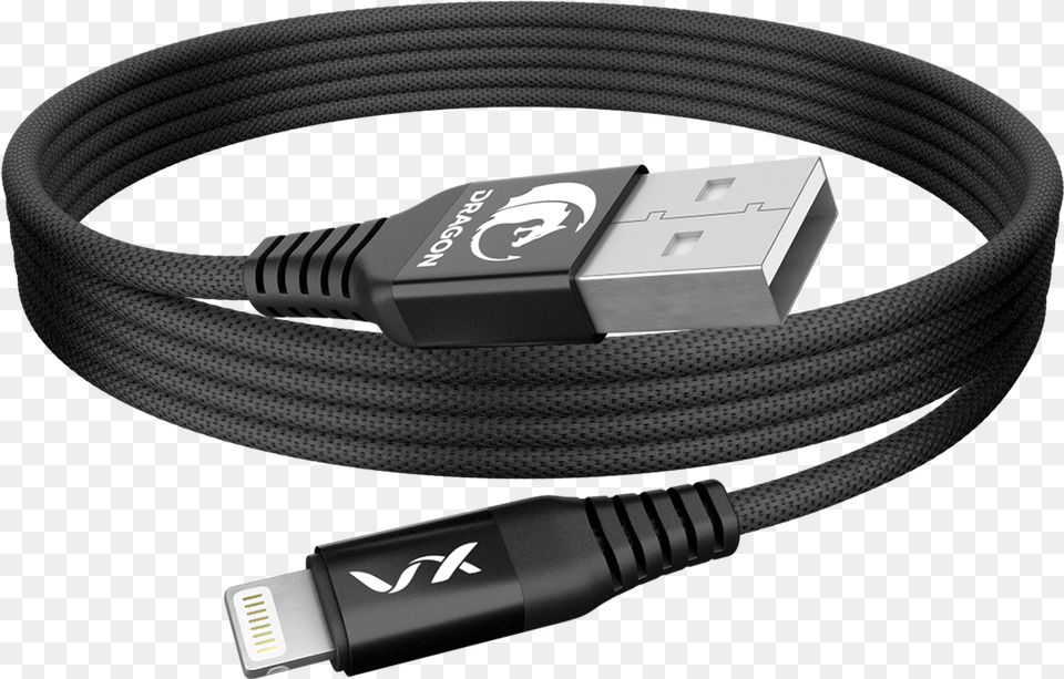 Vx Corp World Black Lightning Dragon Cable Belt, Adapter, Electronics Free Png Download