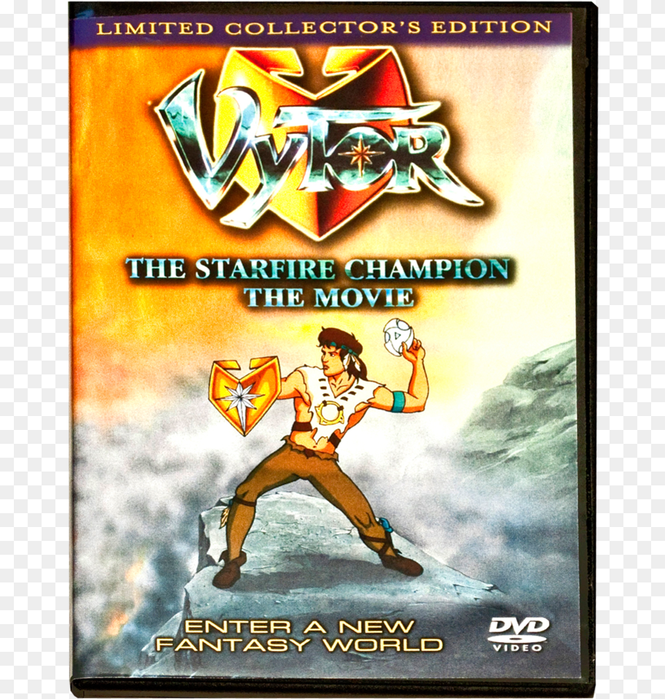 Vytor The Starfire Champion Dvd 2 Disc Set Vytor, Publication, Book, Comics, Person Free Png