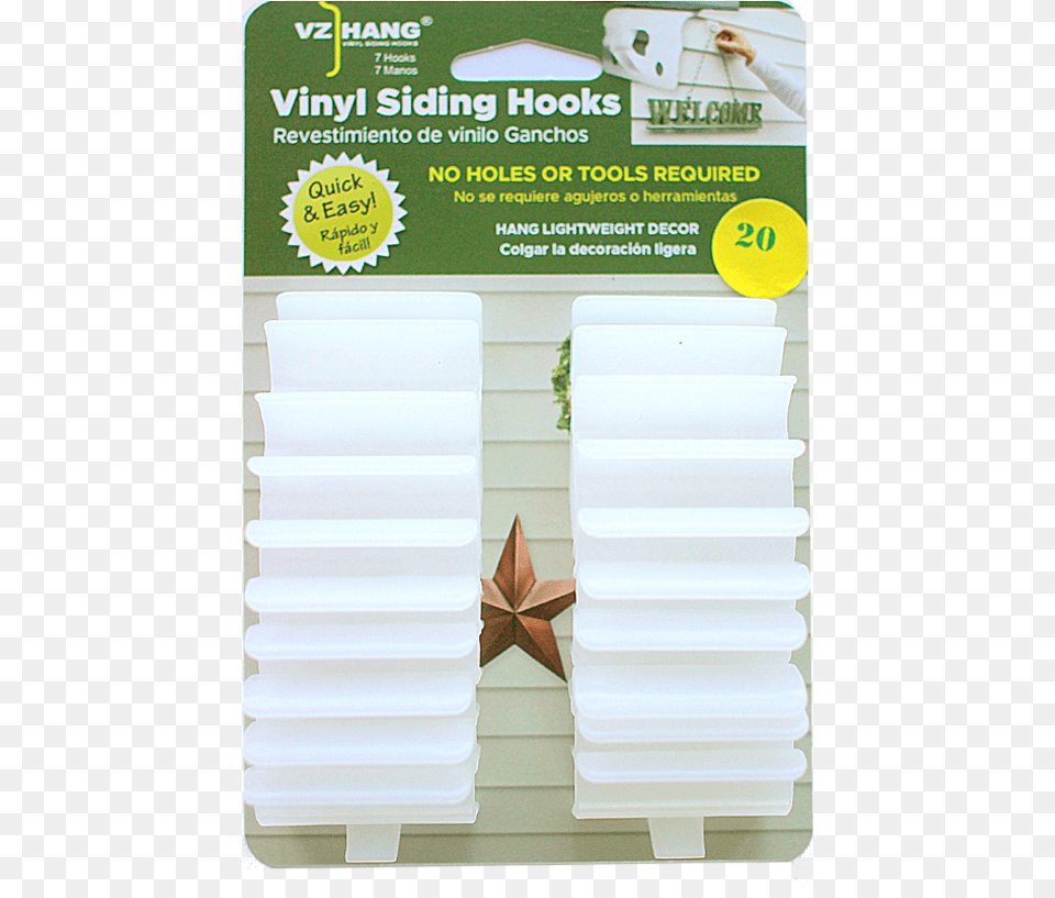 Vz Hang Vinyl Siding Hooks 20 Pack, Paper, Adult, Male, Man Png Image