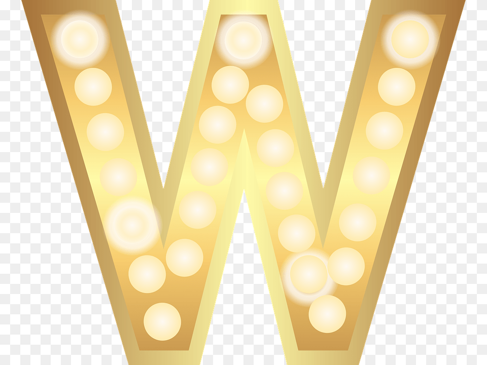 W Gold, Lighting, Light Png Image